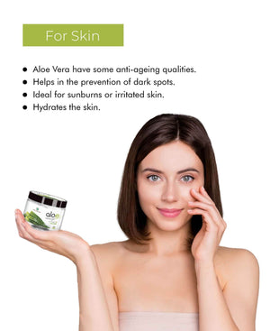 Korus Essential Aloe Vera Gel With Vitamin E and Tea Tree - 200gm.