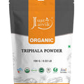 Just Jaivik Organic Triphala Powder pack front view