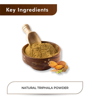 H&C Natural Triphala Powder Ayurvedic health supplement for weight loss and immunity