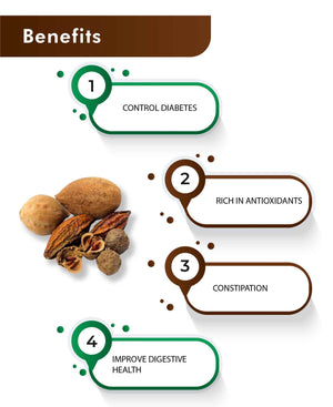 H&C Natural Triphala Powder Ayurvedic health supplement for weight loss and immunity