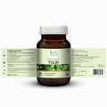 Just Jaivik Organic Tulsi Tablets 600mg bottle with organic tulsi leaf powder