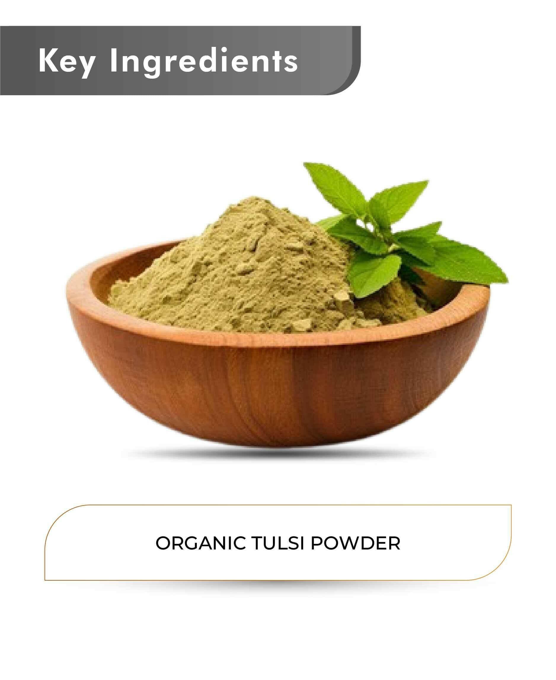 Organic ayurvedic tulsi powder detox and digestion support