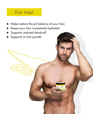 Korus Essential Aloe Vera Gel With Turmeric and Vitamin E - 200gm.