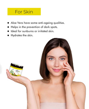 Korus Essential Aloe Vera Gel With Turmeric and Vitamin E - 200gm.