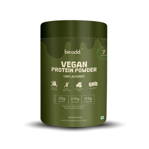 Be Odd Vegan Protein Powder Unflavored - 250gm.