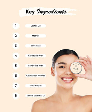 Korus Essential Vanilla Lip Balm with Shea Butter - 8gm (Pack of 2).