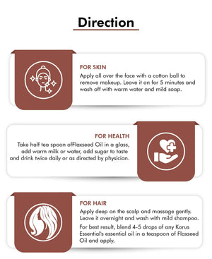 Vegetarian omega-3 rich flaxseed oil supplement