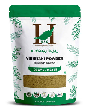 H&C Natural Vibhitaki Powder 100% pure herbal supplement
