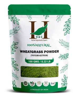 H&C Natural Wheatgrass Powder 100% pure and organic