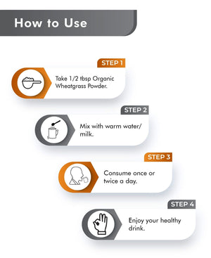 Wheatgrass powder detox and immunity booster