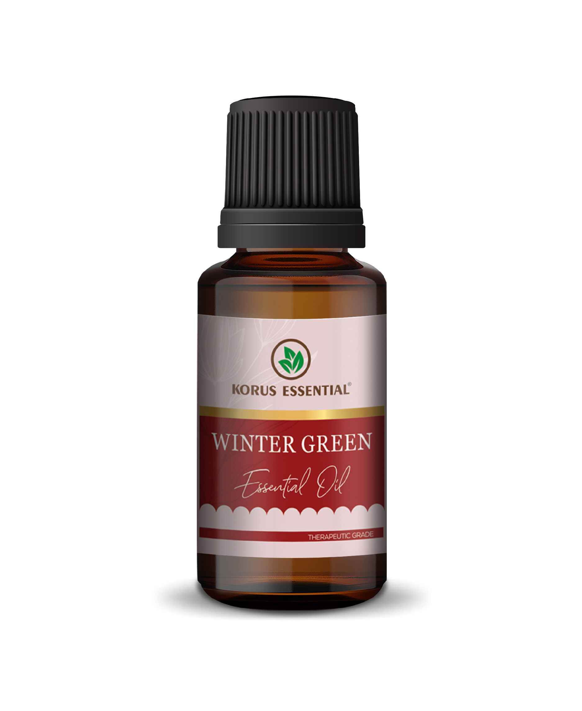 Korus Essential Winter Green Oil - 15ml (Pack of 3).