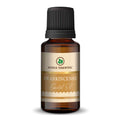 frankincense essential oil bottle with wooden cap