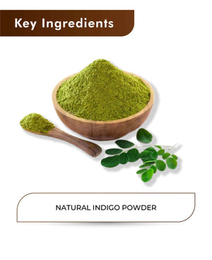 H&C Natural Indigo Leaf Powder - 100gm (Pack of 5) For Hair.