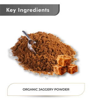Just Jaivik Organic Jaggery Powder – 100gm ( Pack of 4).