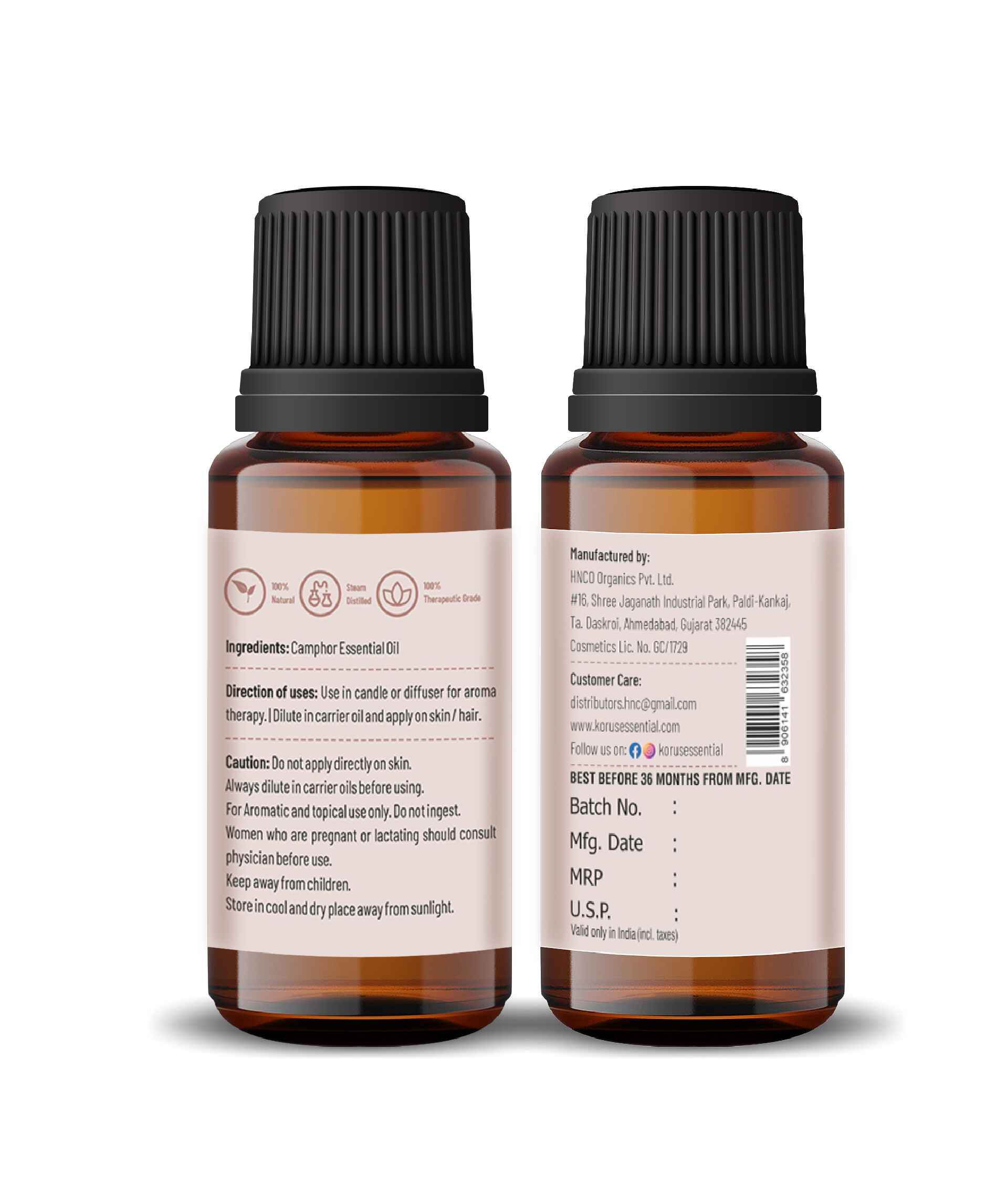 korus camphor oil for hair growth remedy