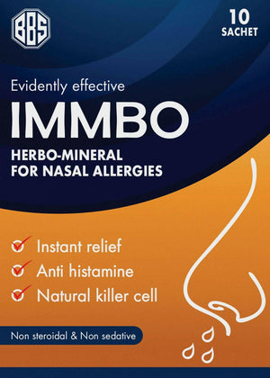 IMMBO  - Instant Nasal Relief Formula for Histamine (Pack of 10 Sachets each) ( Pack of 3).