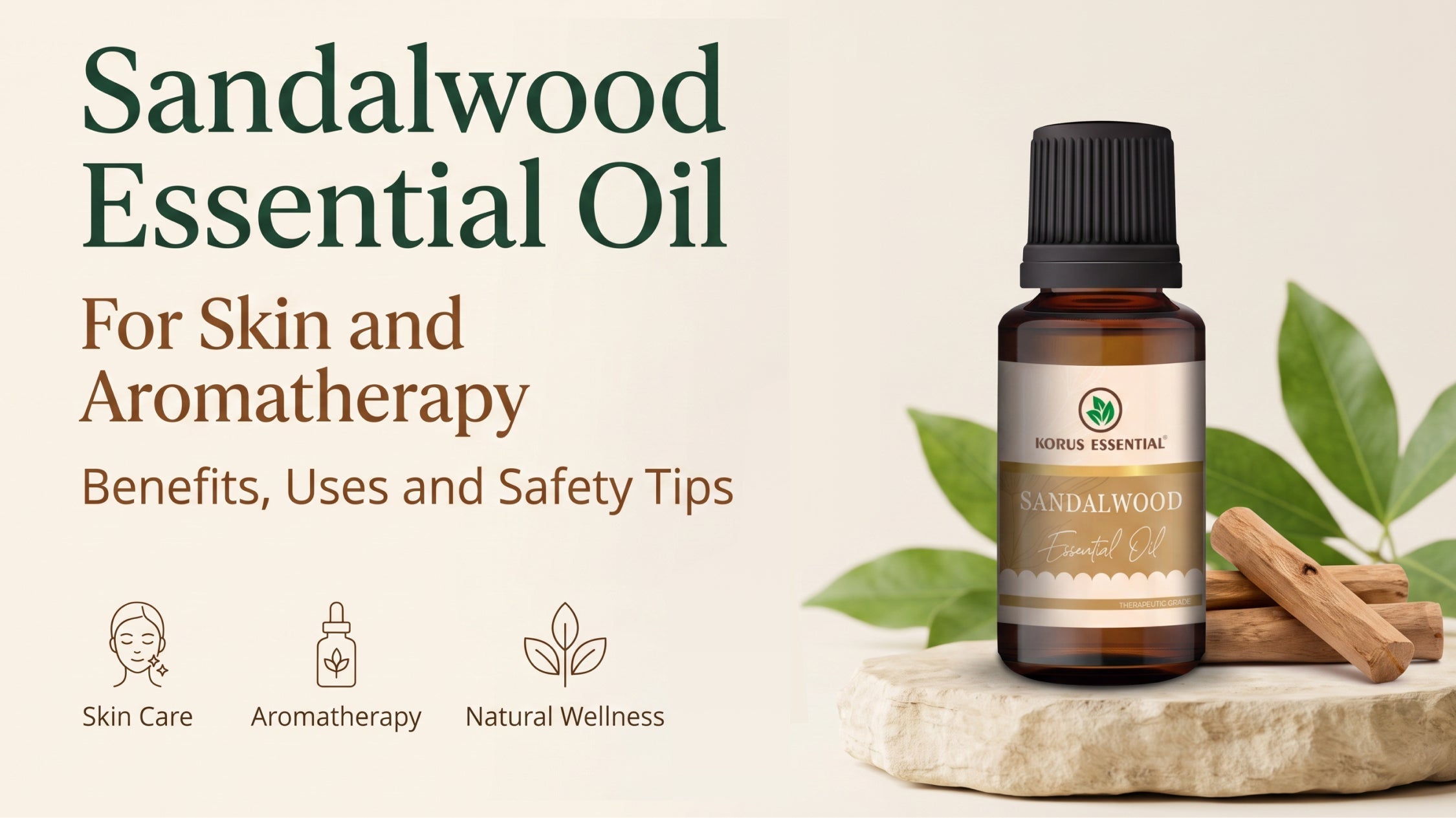 Sandalwood Essential Oil for Skin and Aromatherapy: Benefits, Uses and Safety Tips