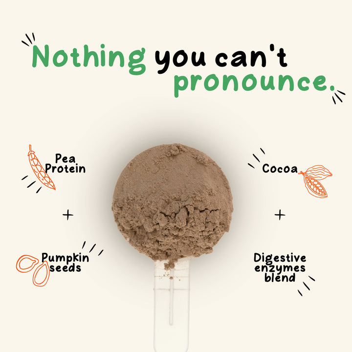 Be Odd Vegan Protein Powder Chocolate Flavored - 250gm.