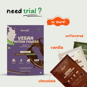 Be Odd Vegan Protein Powder Vanilla Flavored - 250gm.