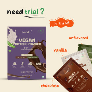 Be Odd Vegan Protein Powder Chocolate Flavored - 1kg.