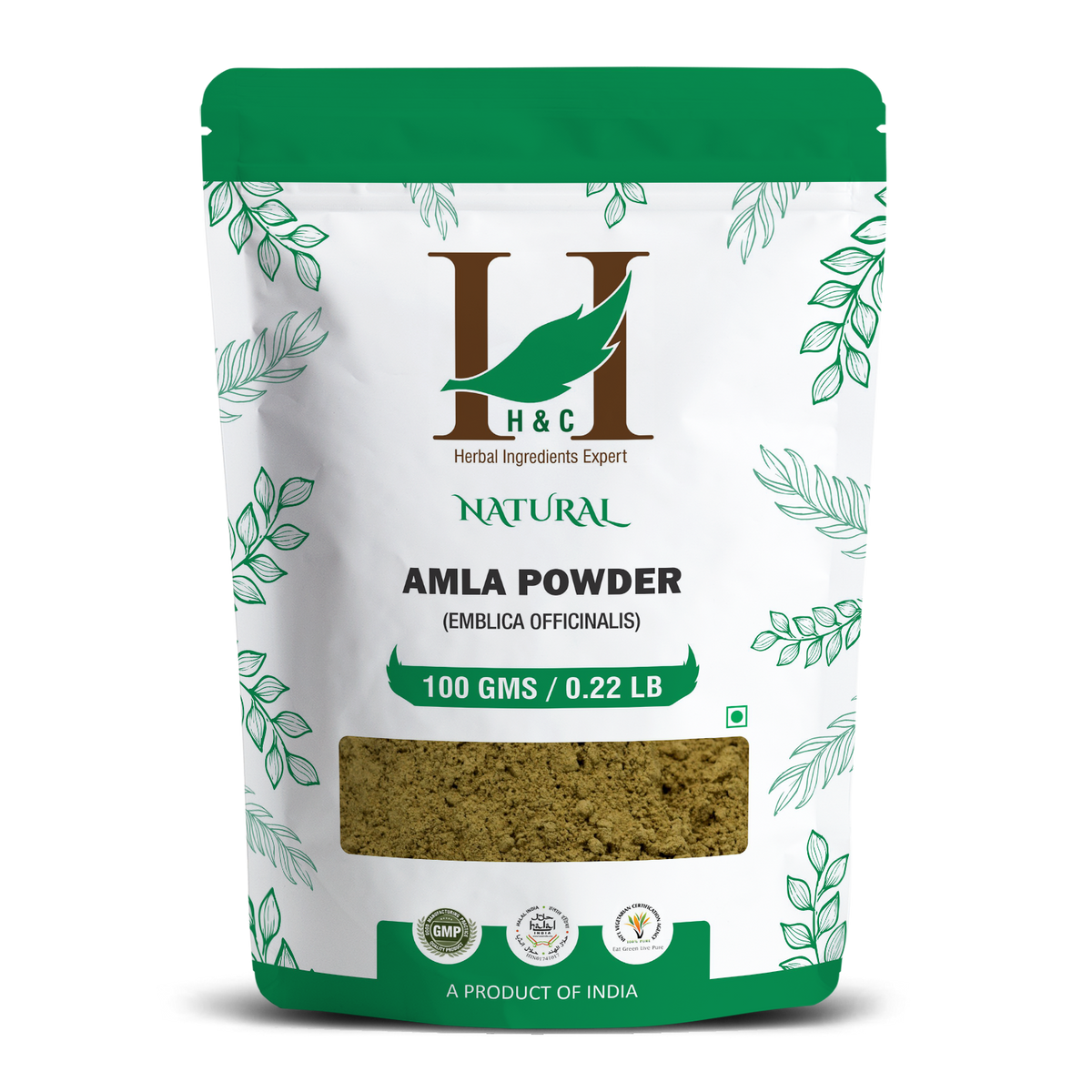 Amla Powder 100gm - Hair Growth & Immunity | H&C Natural Indian Gooseberry