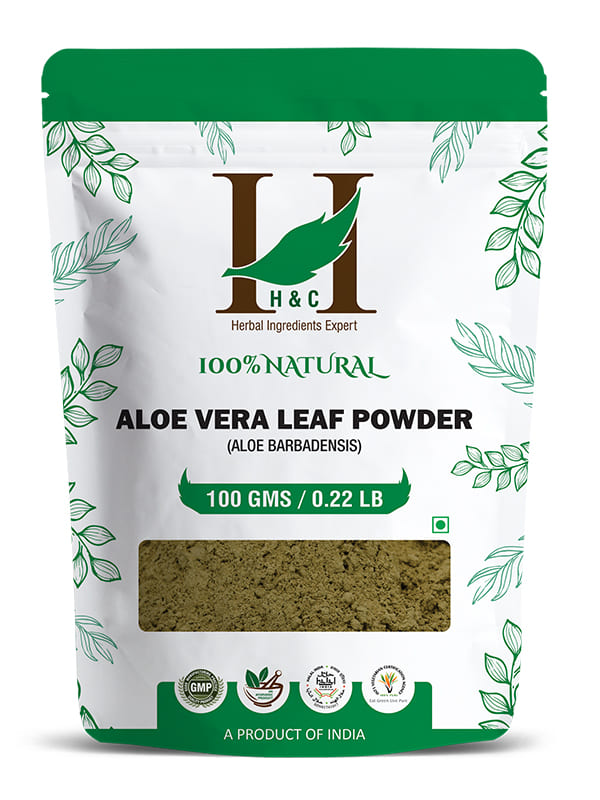 Natural Aloe Vera Leaf Powder - 100gm