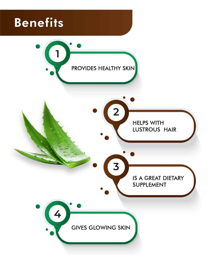 H&C Aloe Vera Tablet - 350mg , 60 Count - Health N Wellness Shop
