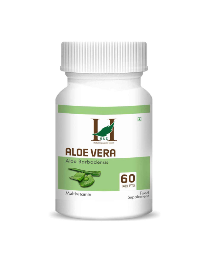 H&C Aloe Vera Tablet - 350mg , 60 Count - Health N Wellness Shop