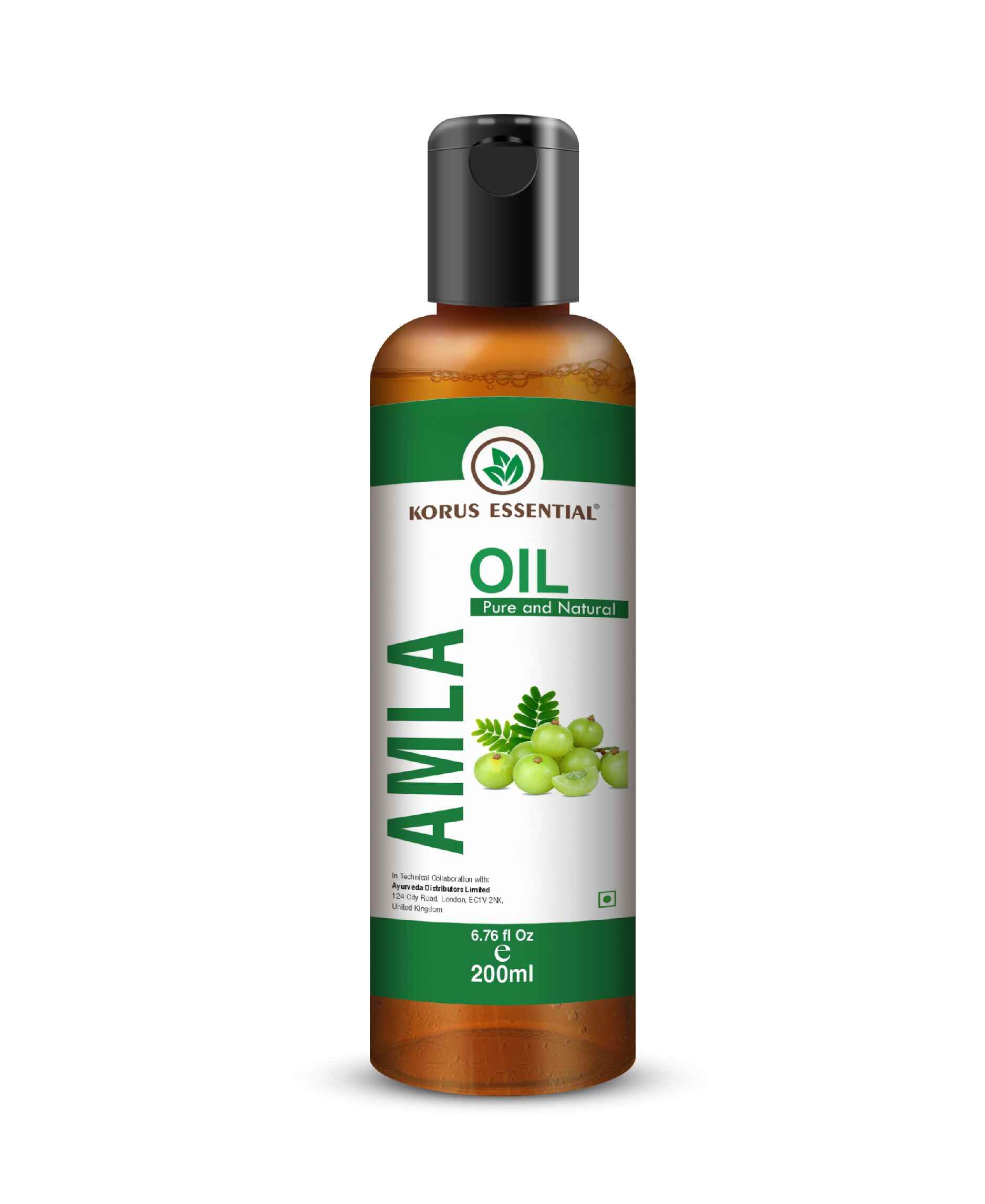 Korus Essential Amla Oil - 200ml  - 6.76 fl oz.