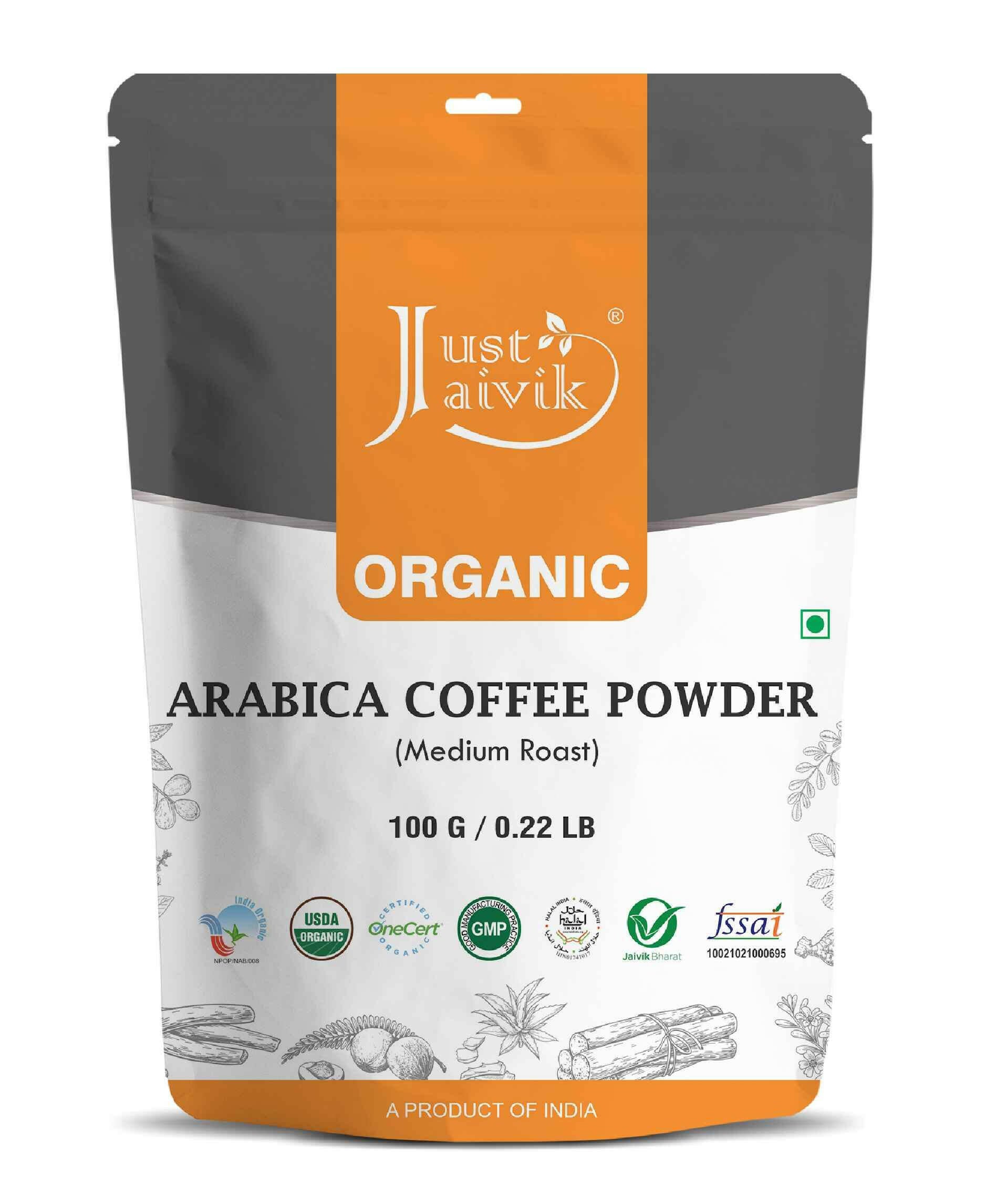 Just Jaivik Organic Arabica Coffee - 100gm (Pack of 2).