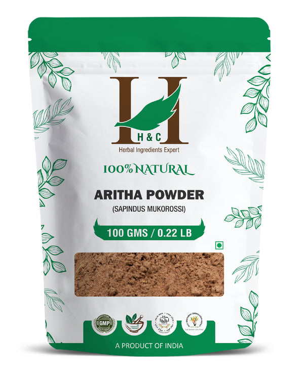 Natural Aritha Powder (Areetha/Reetha/Ritha/Soapnuts Powder ) - 100gm