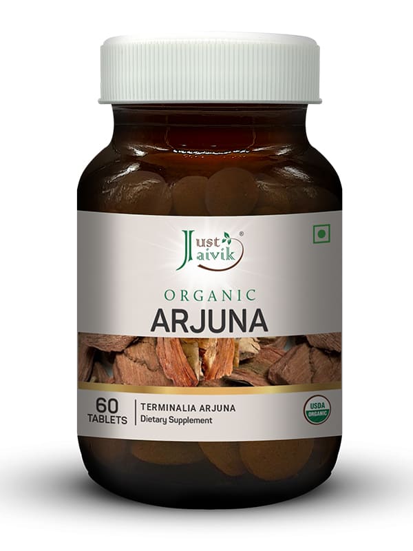 Organic Arjuna Tablets - 600mg, 60 counts