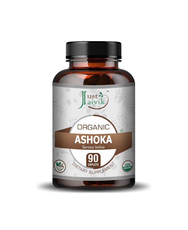 Organic Ashoka Caplet - 750mg, 90 count | Just Jaivik - Health N Wellness Shop