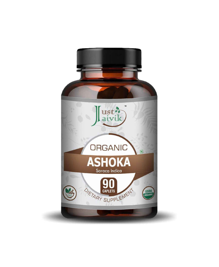 Organic Ashoka Caplet - 750mg, 90 count | Just Jaivik - Health N Wellness Shop