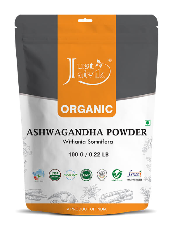 Just Jaivik Organic Ashwagandha Powder - 100gm