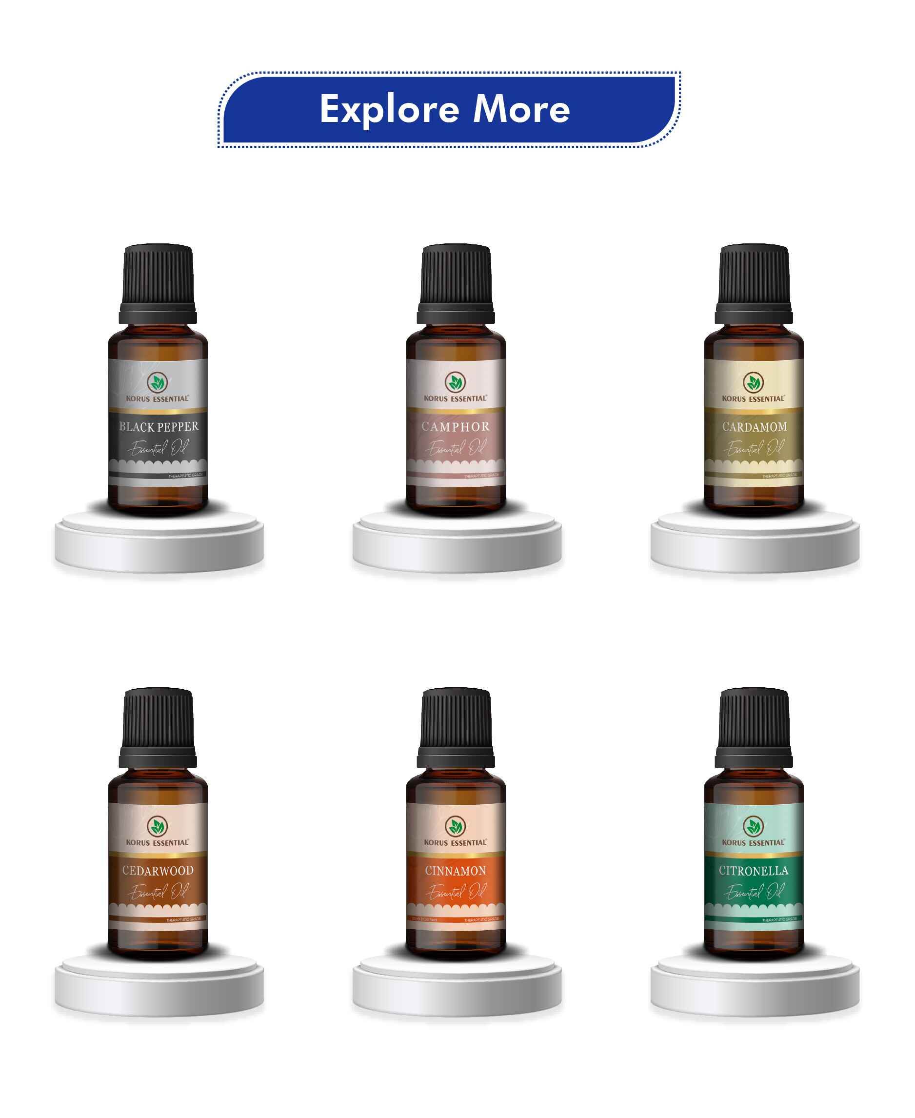 Korus Essential Bergamot Oil - 15ml (Pack of 2).