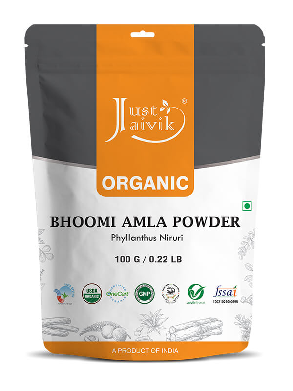Just Jaivik Organic Bhoomi Amla Powder - 100gm