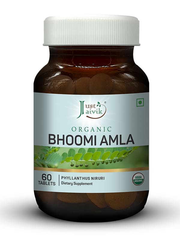 Organic Bhoomi Amla Tablets - 600mg, 60 Tablets