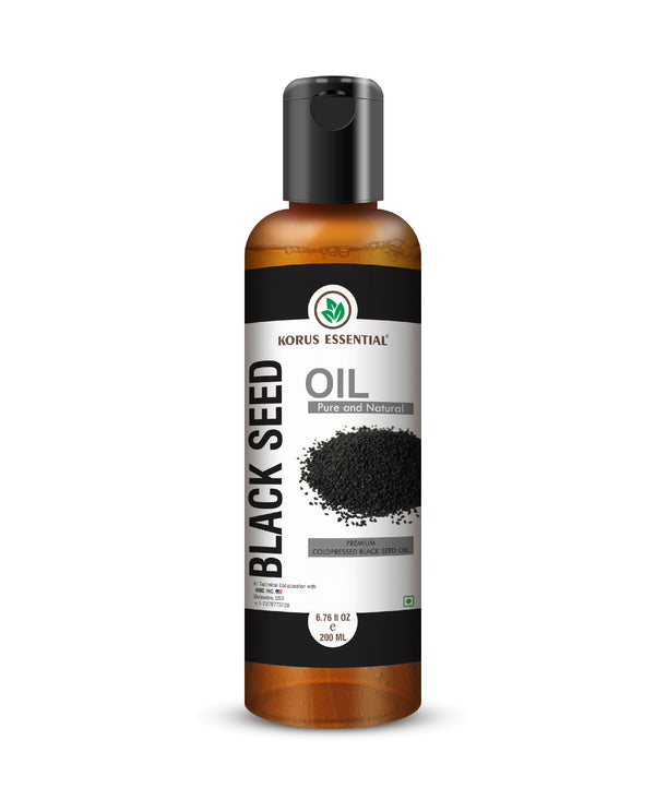 Black Seed Oil 200ml - 6.76 fl oz By Korus Essential