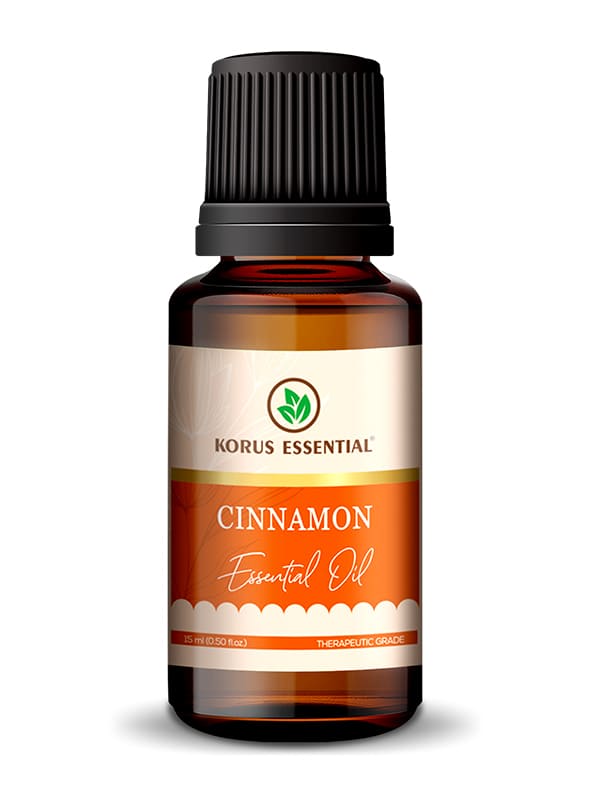 Cinnamon Essential Oil - 15 ml each | Pack of 2 | Korus Essential