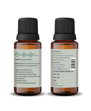 Korus Essential Eucalyptus (Nilgiri) - 15ml (Pack of 3).