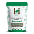 H&C Natural French Green Clay Powder 100gm - Deep Detox & Purify