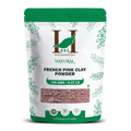 H&C Natural French Pink Clay Powder 100gm - Gentle Glow & Balance