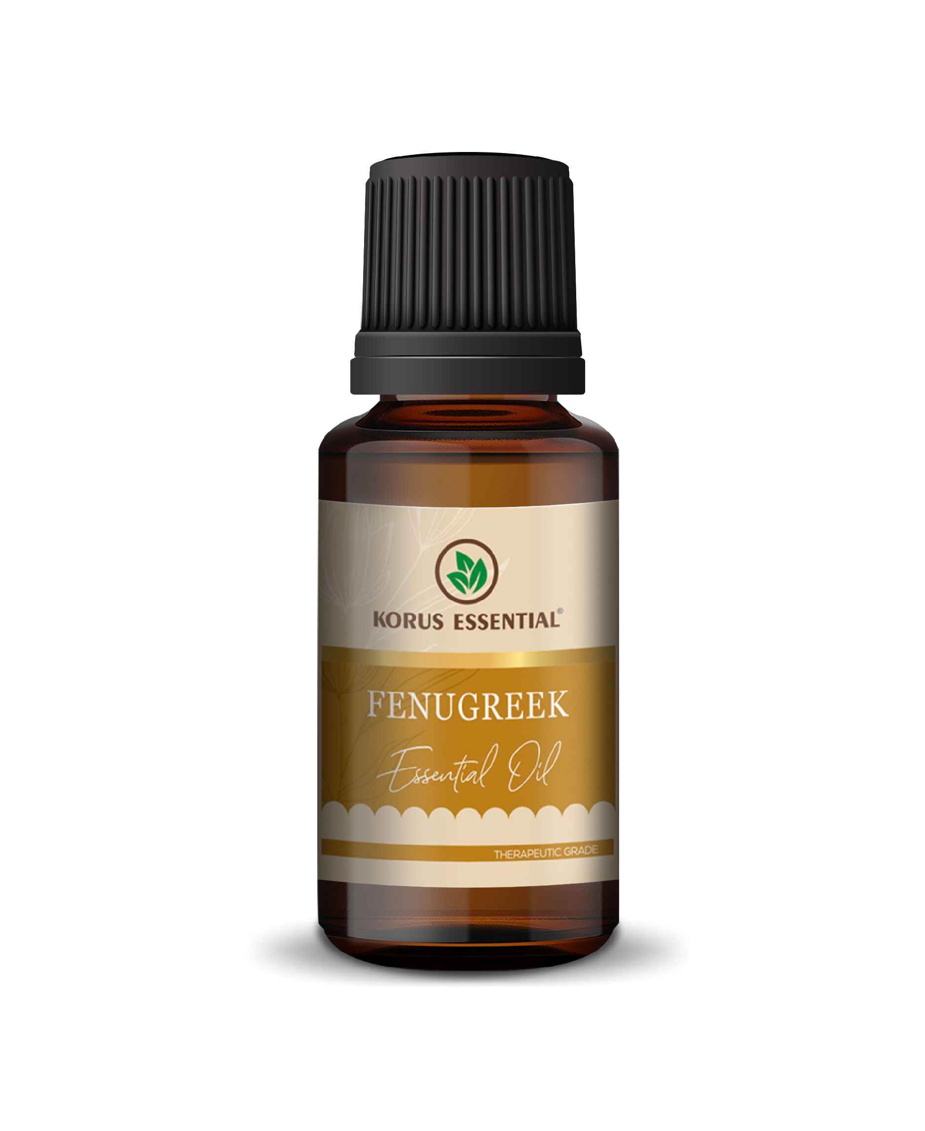 Korus Essential Fenugreek Oil - 15ml (Pack of 2).