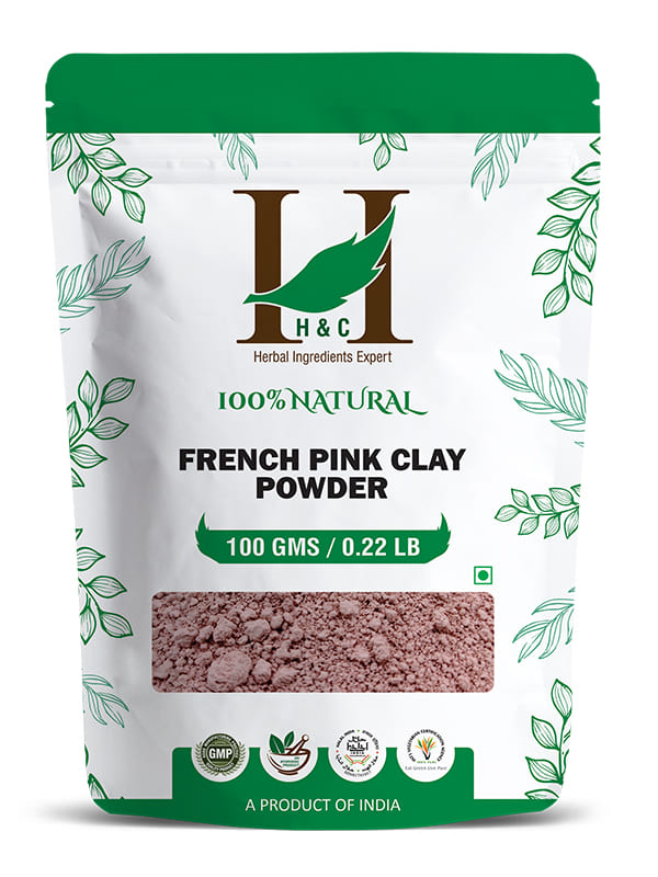 Natural French Pink Clay Powder - 100gm
