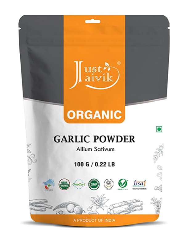 Just Jaivik Organic Garlic Powder - 100gm