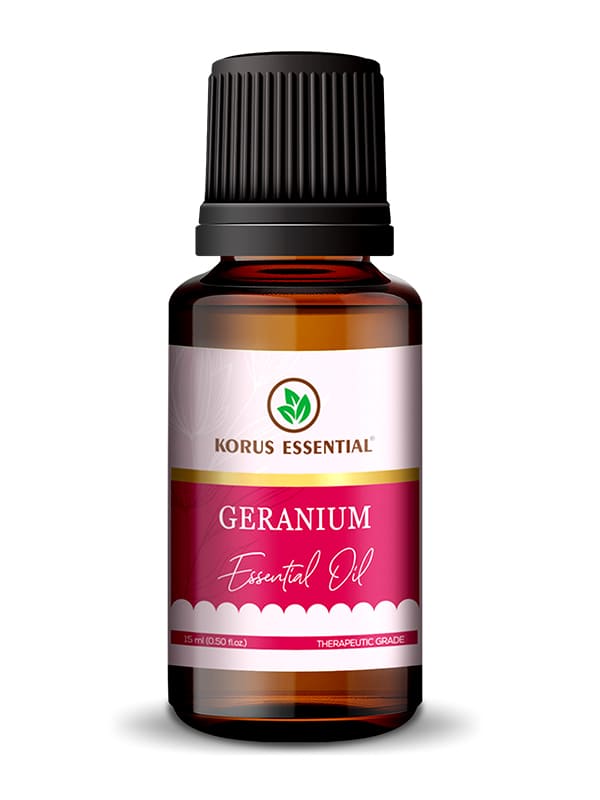 Korus Essential Geranium Essential Oil - 15ml