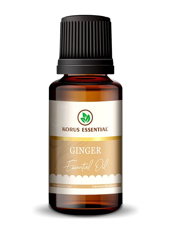 Ginger Essential Oil - 15ml By Korus Essential