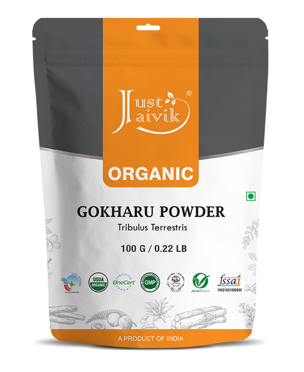 Organic Gokharu/ Gokhshura Powder - 100gm