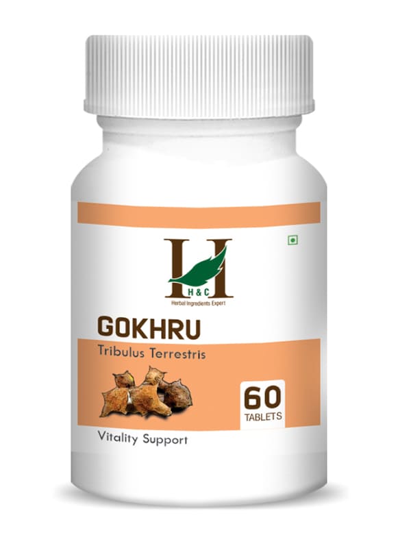 H&C Gokharu Tablet - 350mg , 60 Count for Vitality Support